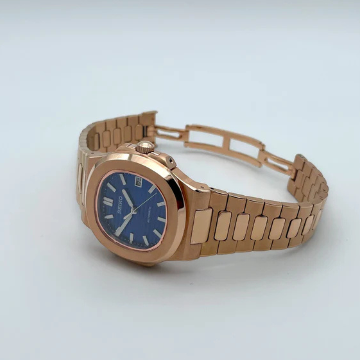 SATIKO | ROSE GOLD - SEA BLUE