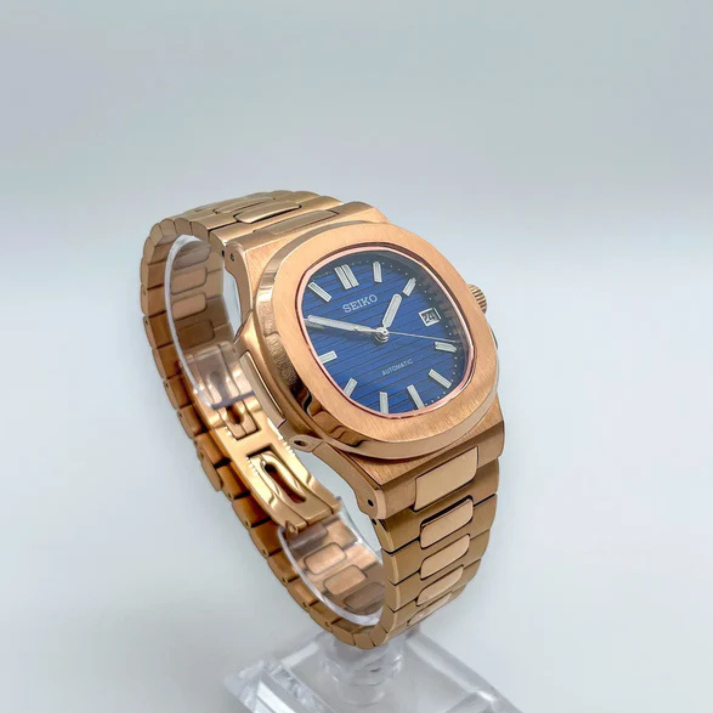 SATIKO | ROSE GOLD - SEA BLUE