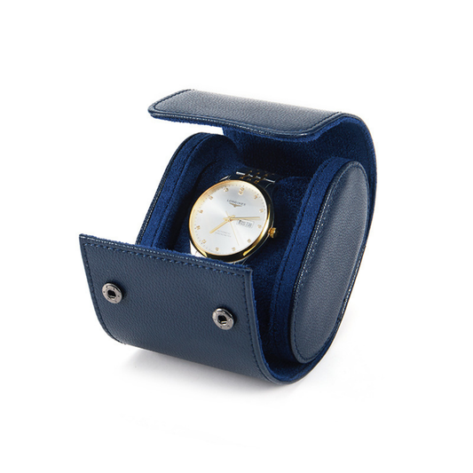PREMIUM TRAVEL WATCH CASE - BLUE