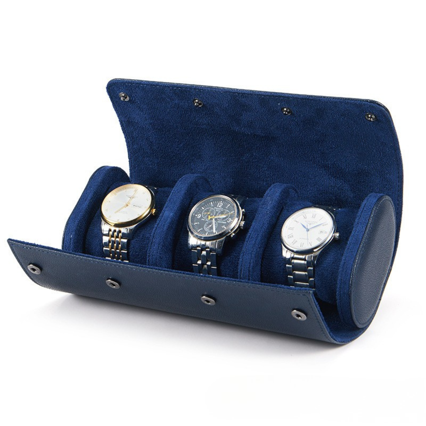 PREMIUM TRAVEL WATCH CASE - BLUE