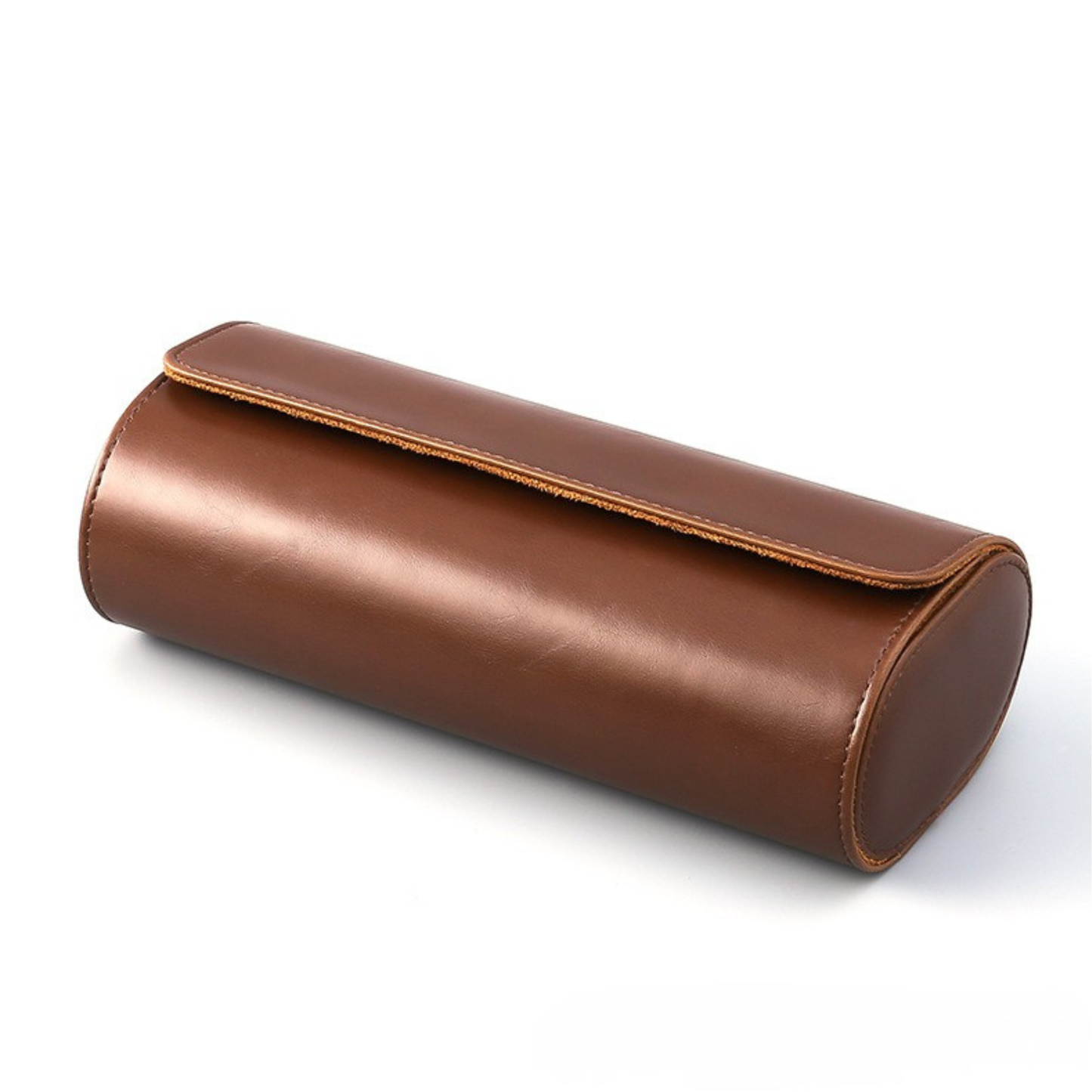 PREMIUM TRAVEL WATCH CASE - BROWN