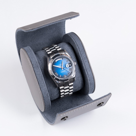 PREMIUM TRAVEL WATCH CASE - GRAY