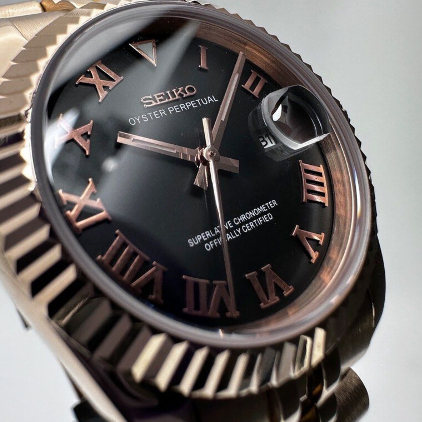 SEIKOJUST |  ROSE GOLD - BLACK