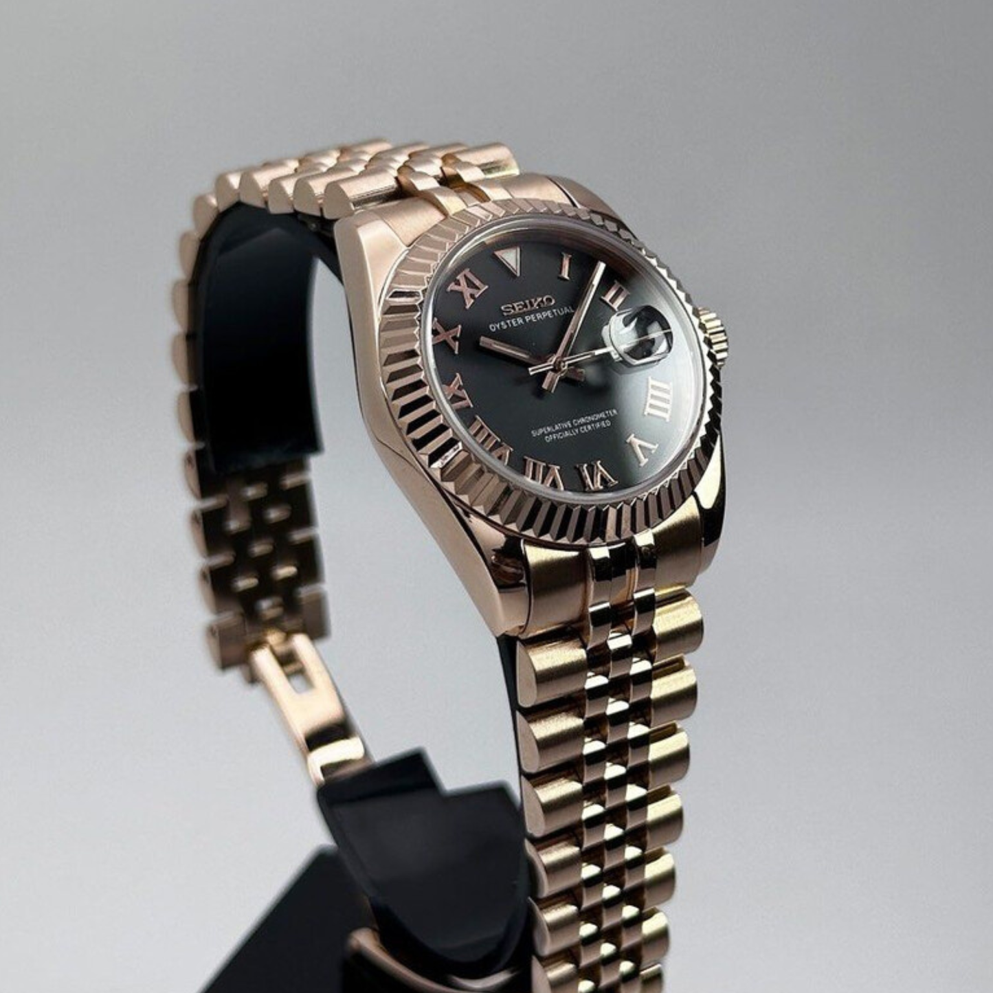 SEIKOJUST |  ROSE GOLD - BLACK