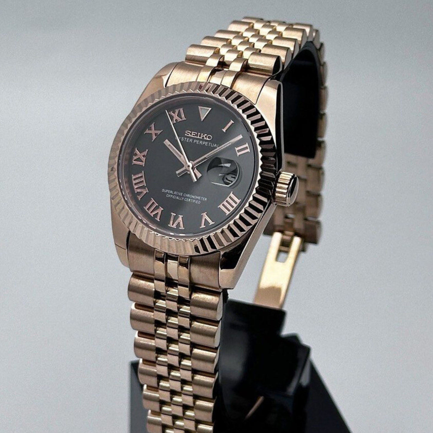 SEIKOJUST |  ROSE GOLD - BLACK