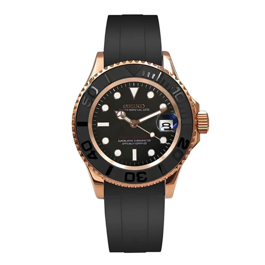 SEIKOMARINER | ROSE GOLD - BLACK