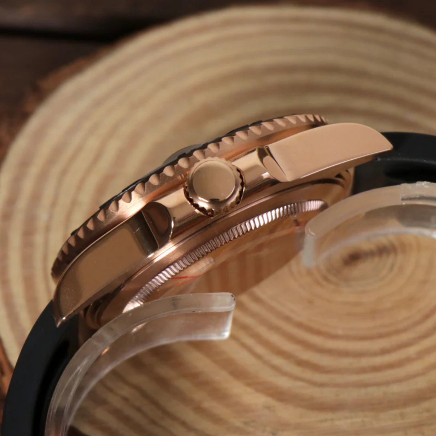 SEIKOMARINER | ROSE GOLD - BLACK