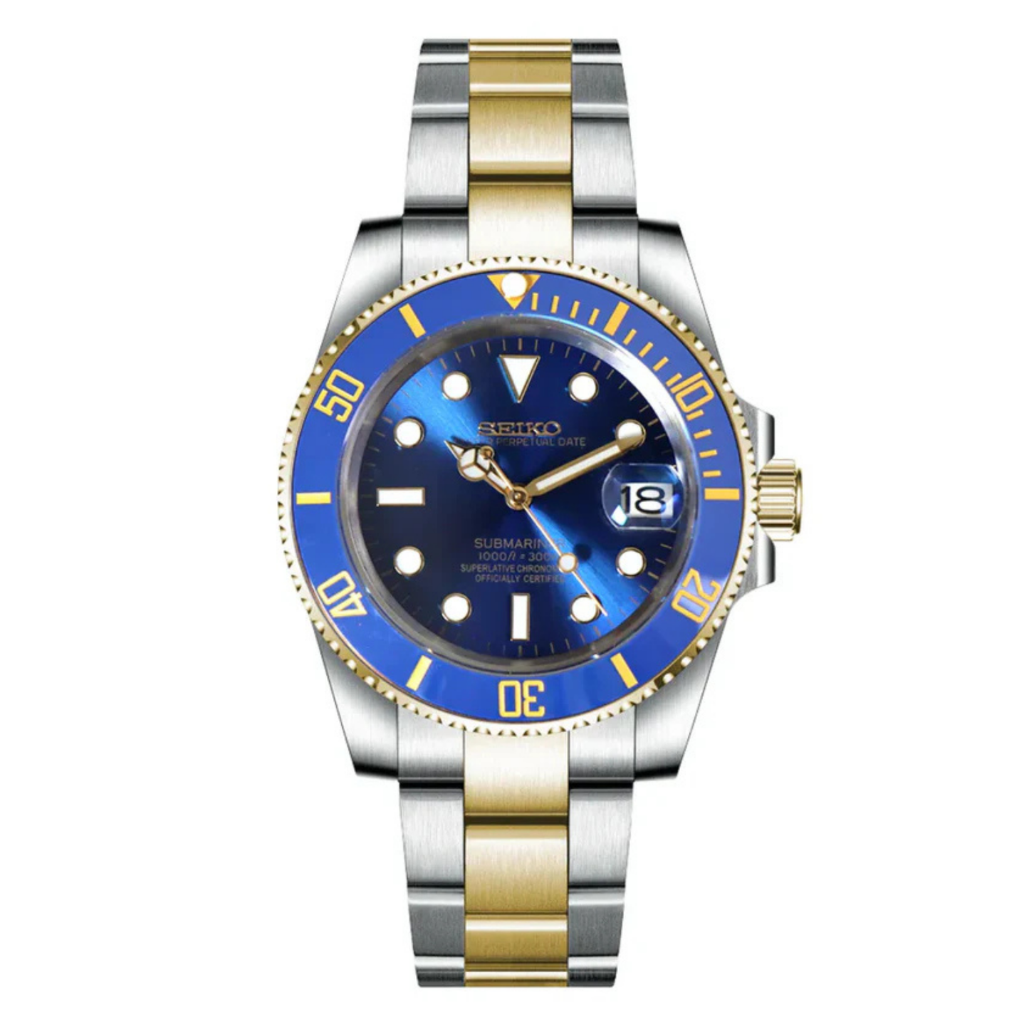 SEIKOMARINER | BLUE - TWO TONE