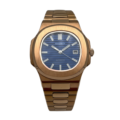 SATIKO | ROSE GOLD - SEA BLUE